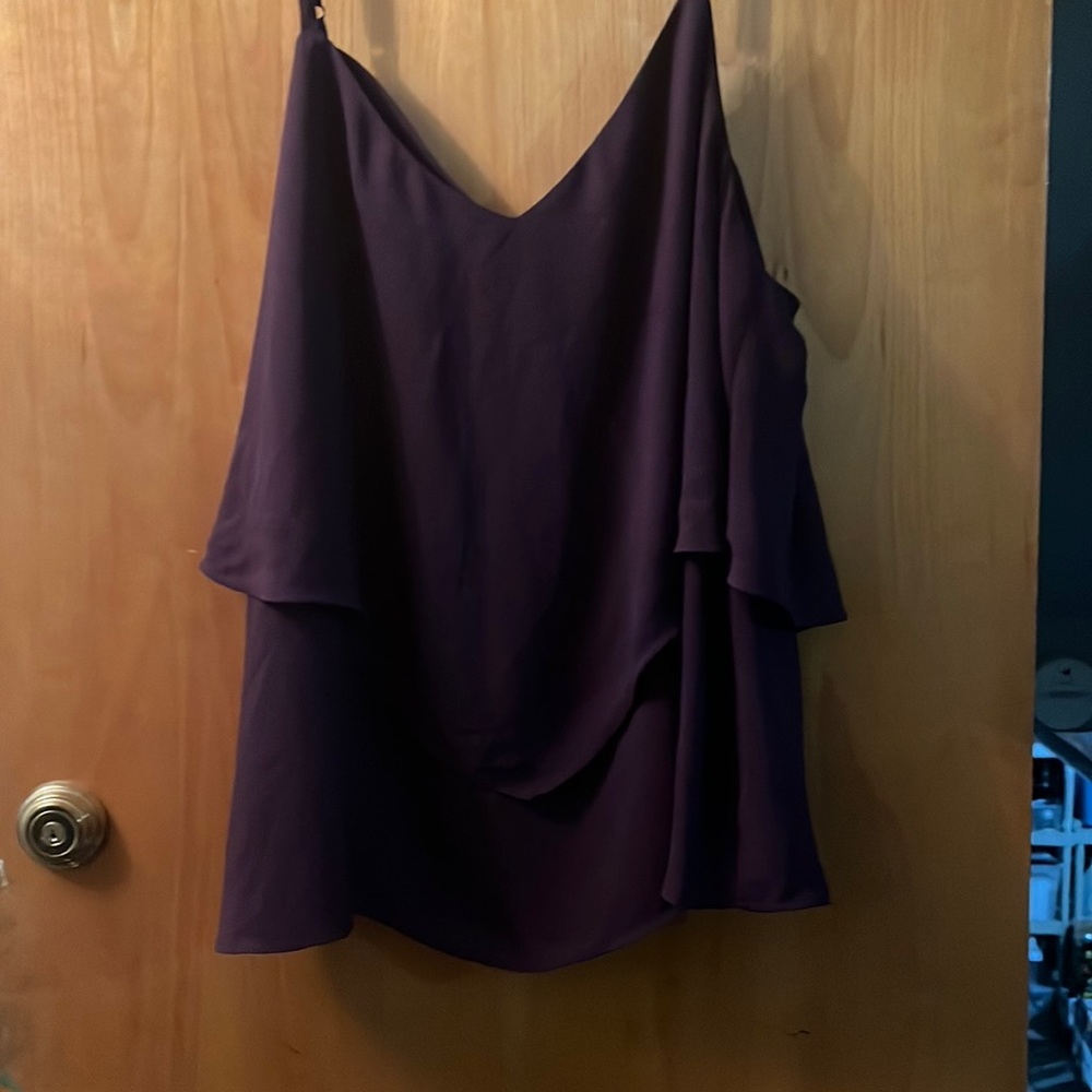 Torrid purple spaghetti strap Blouse